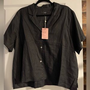 Quince 100% European Linen Short Sleeve Shirt
Size: XL